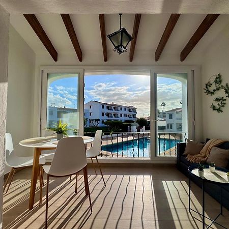 Precioso Apartamento Residencial Con Piscina Cala En Porter  Esterno foto